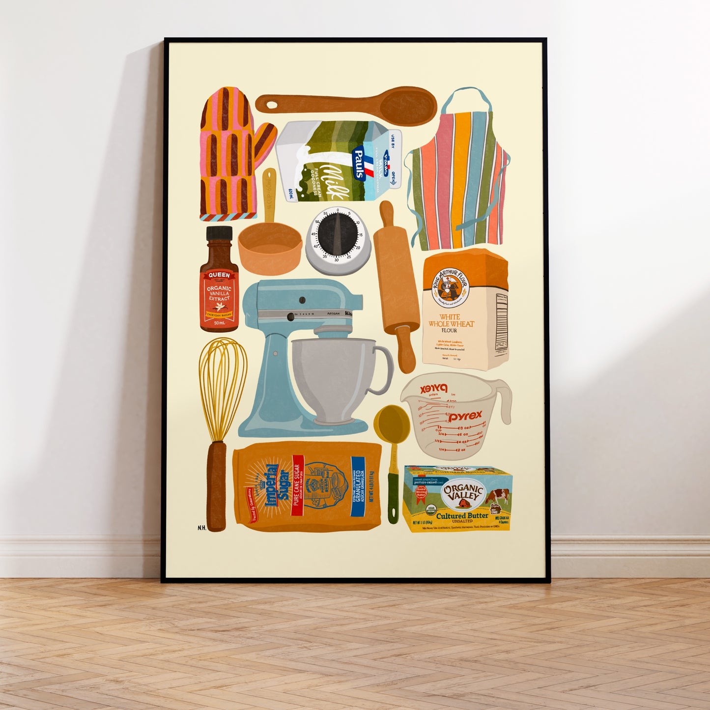 The Baking Supplies Print