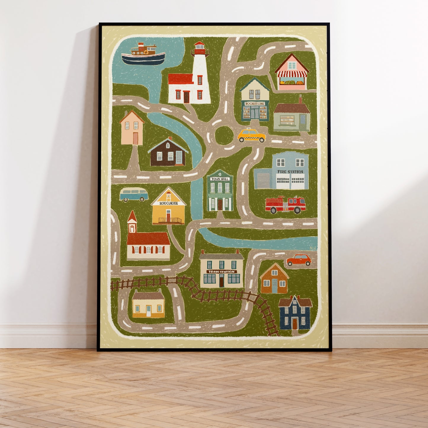The Tiny Town Print