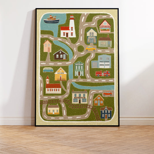 The Tiny Town Print