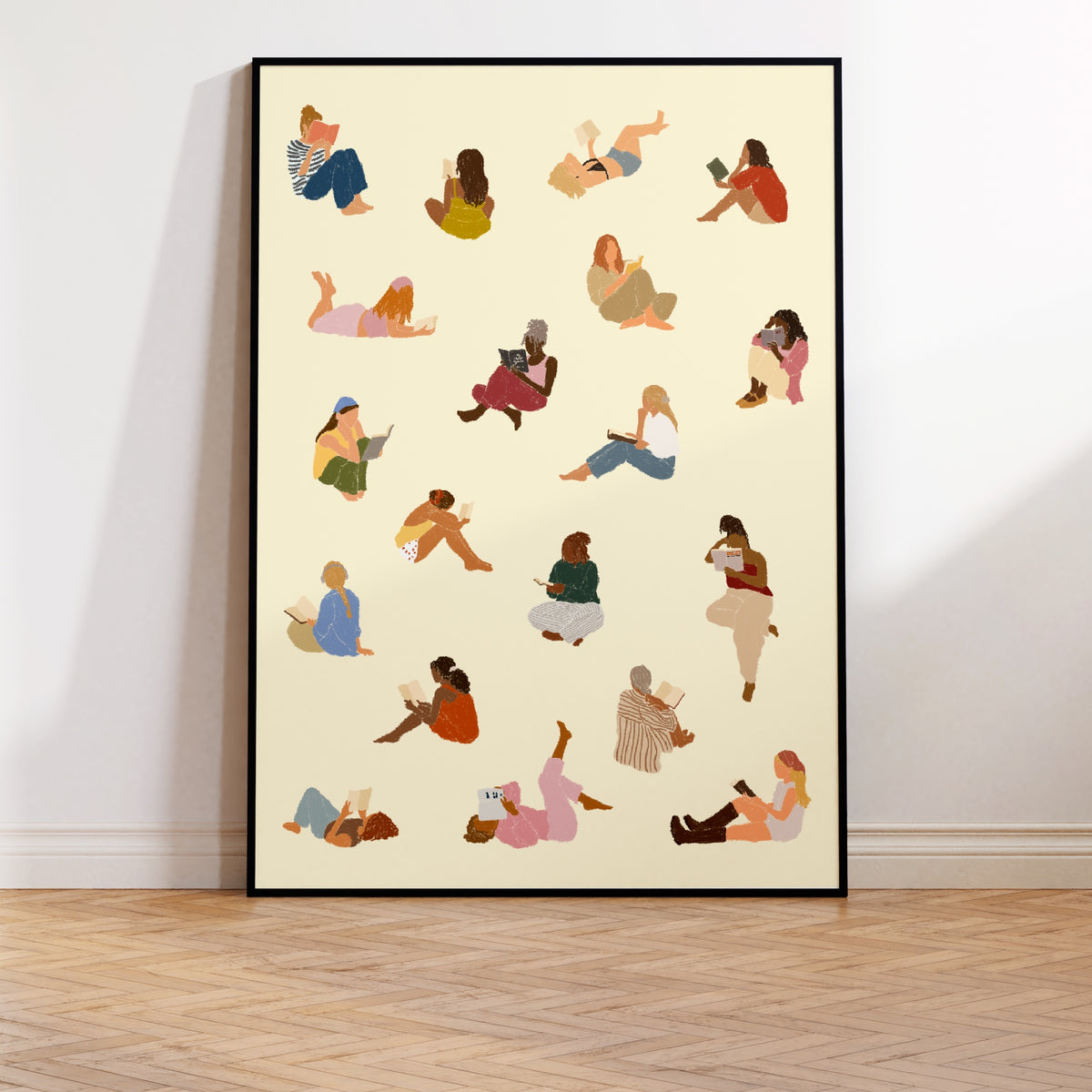 The Girls Reading Print