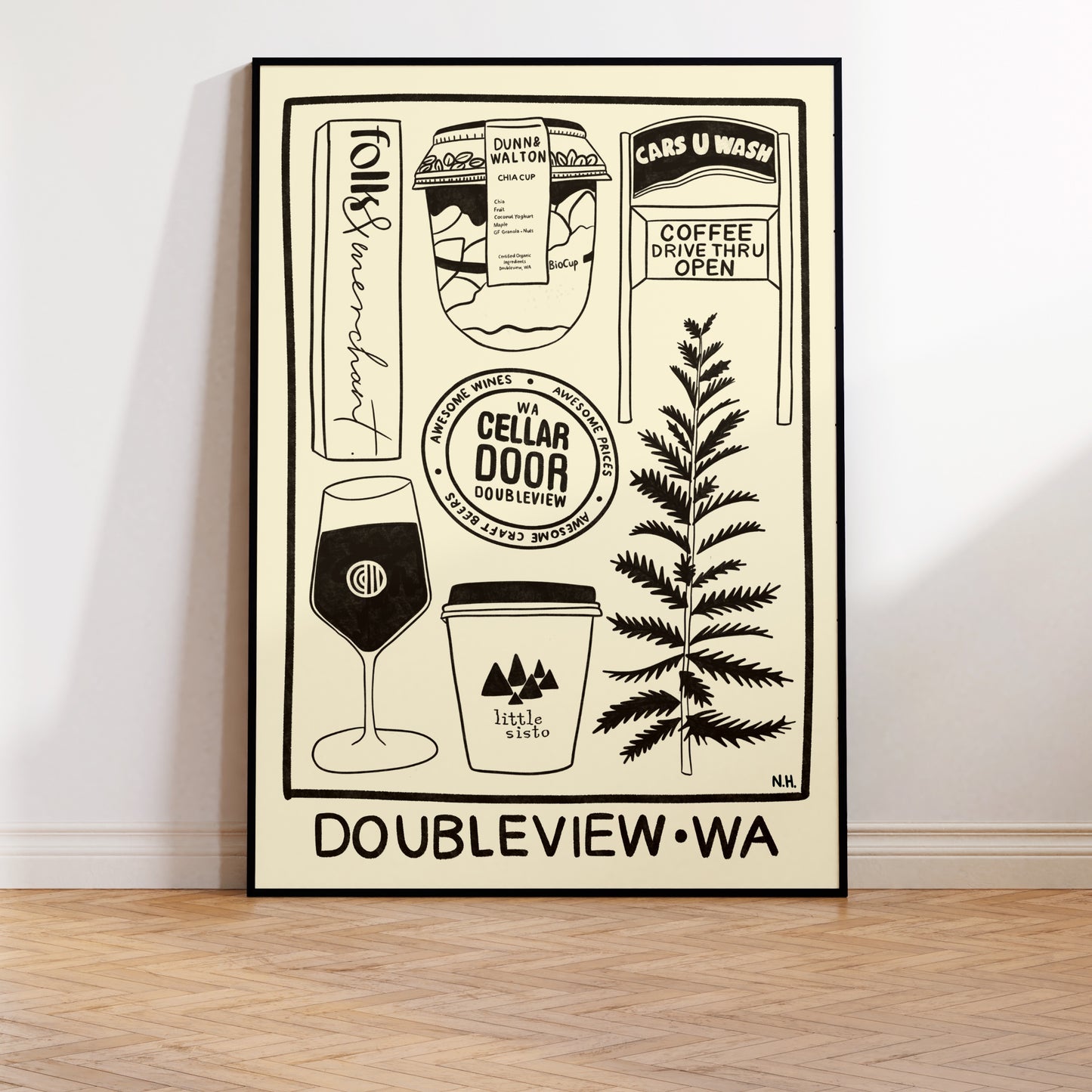 The Doubleview Icons Print (Subtitled)