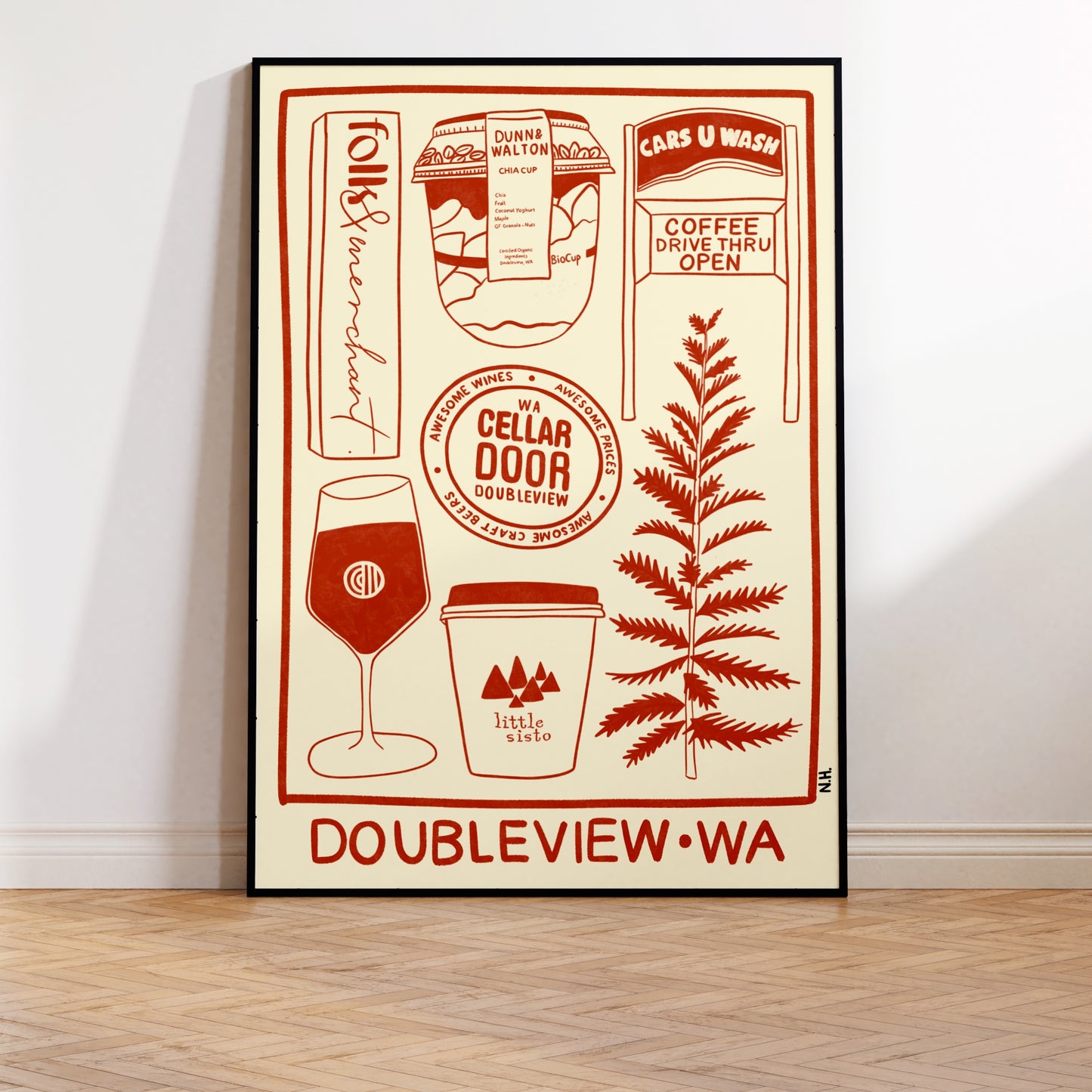 The Doubleview Icons Print (Subtitled)