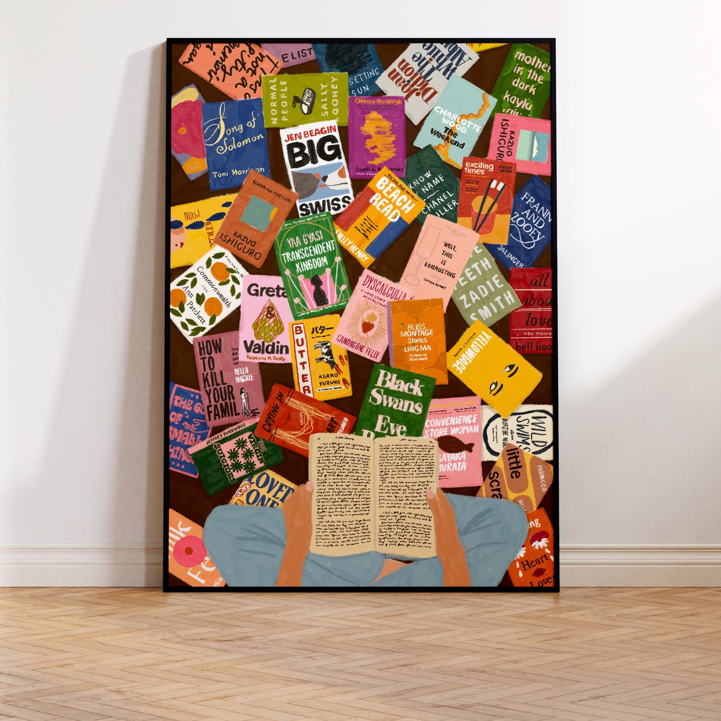 The Library Floor Print