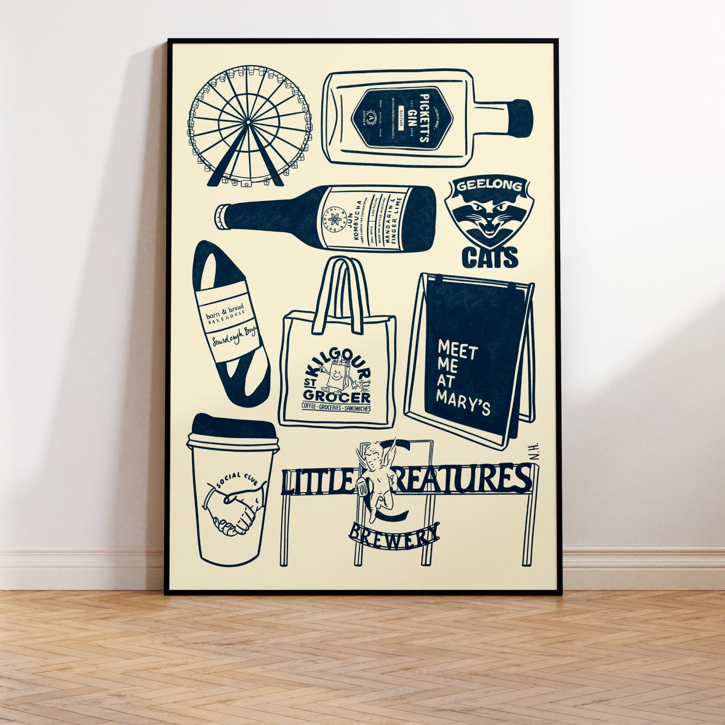 The Geelong Icons Print