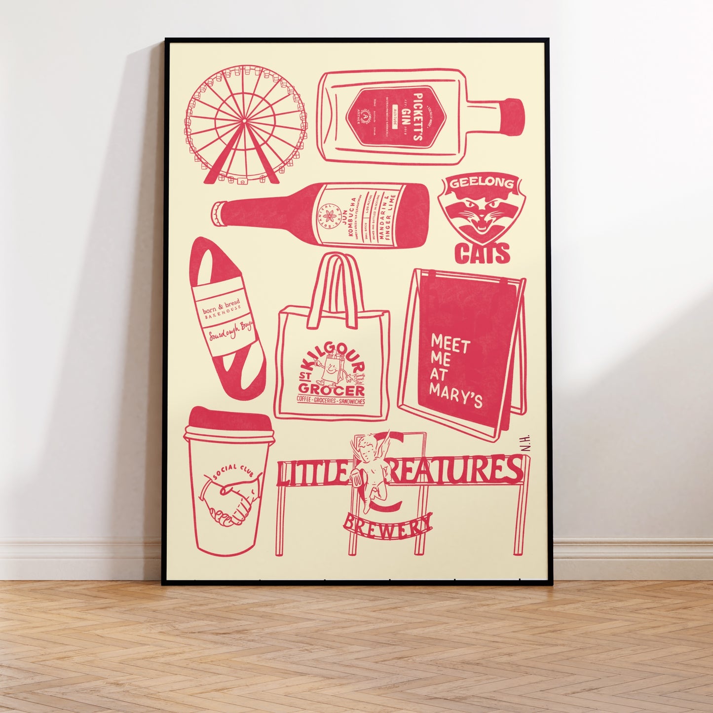 The Geelong Icons Print