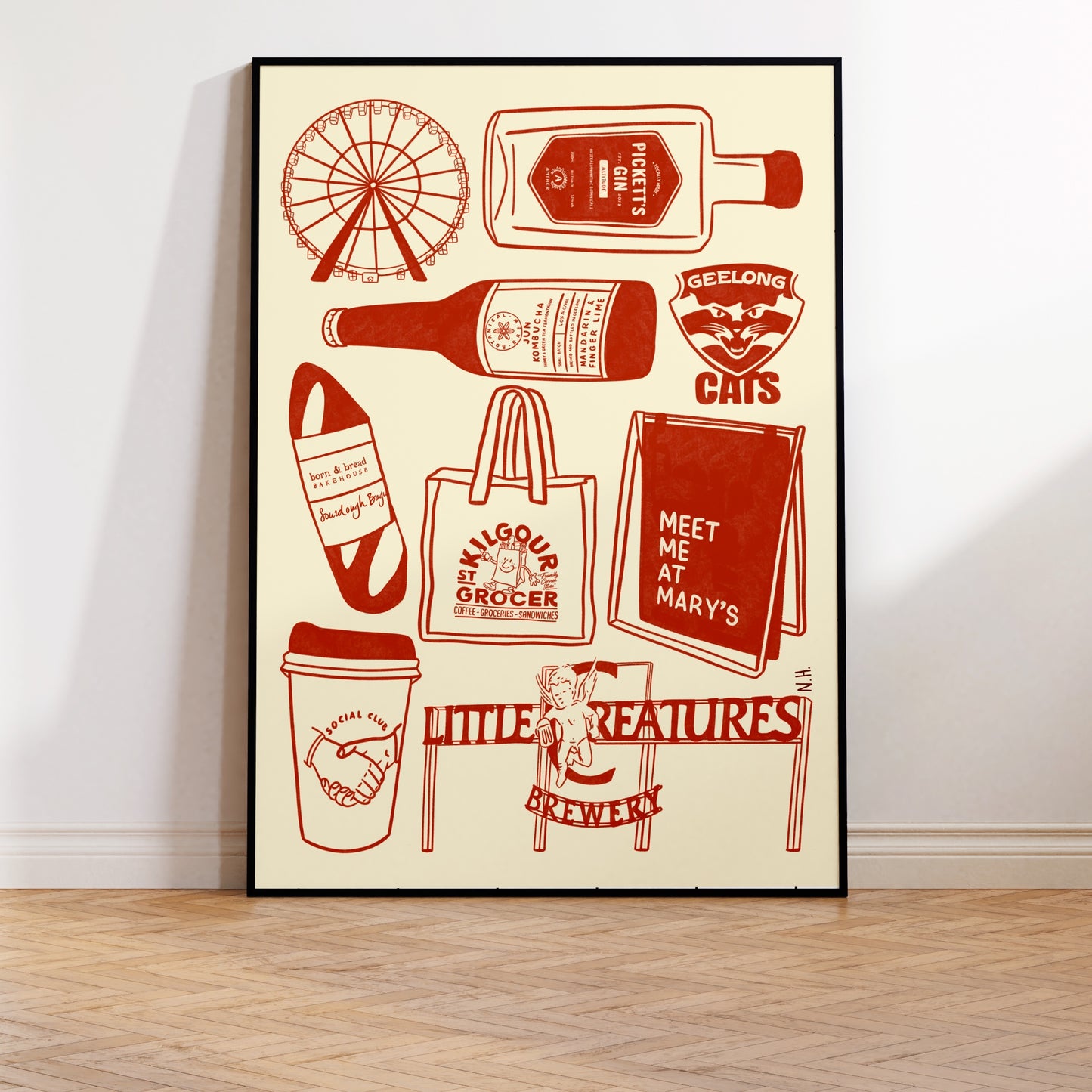 The Geelong Icons Print
