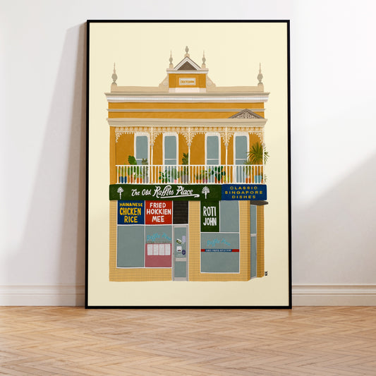 The Old Raffles Place Print