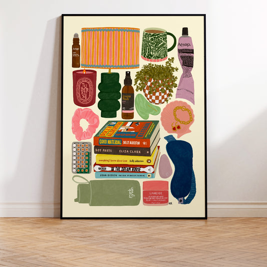 The Bedside Table Print