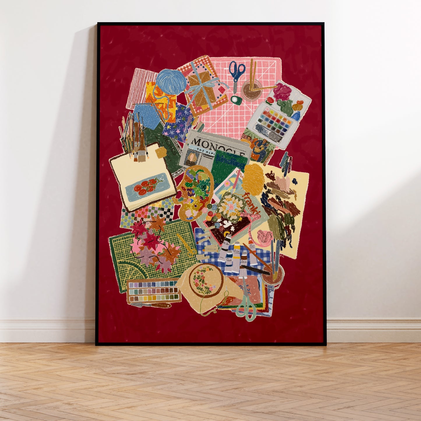 The Craft Table Print