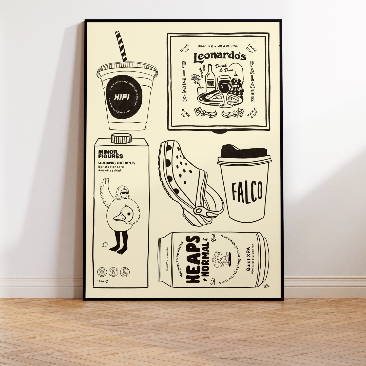 The Inner North Icons Print