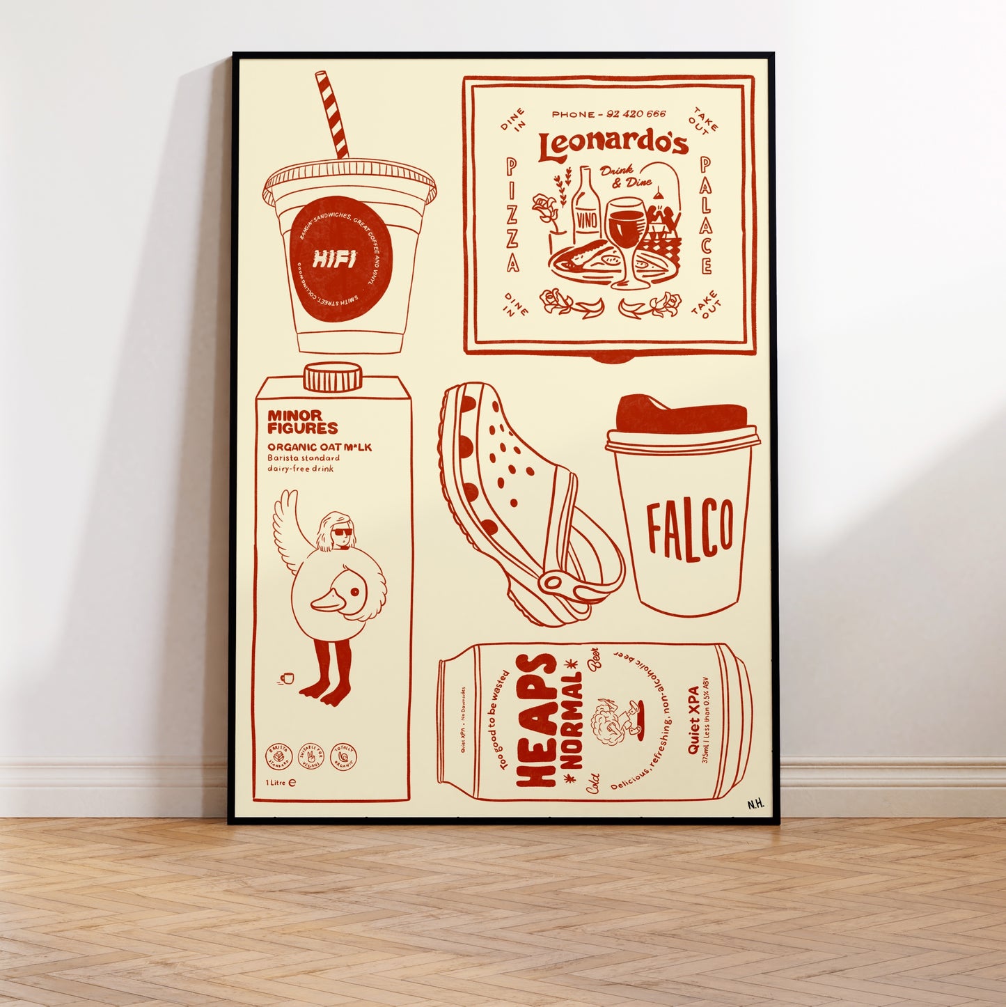 The Inner North Icons Print