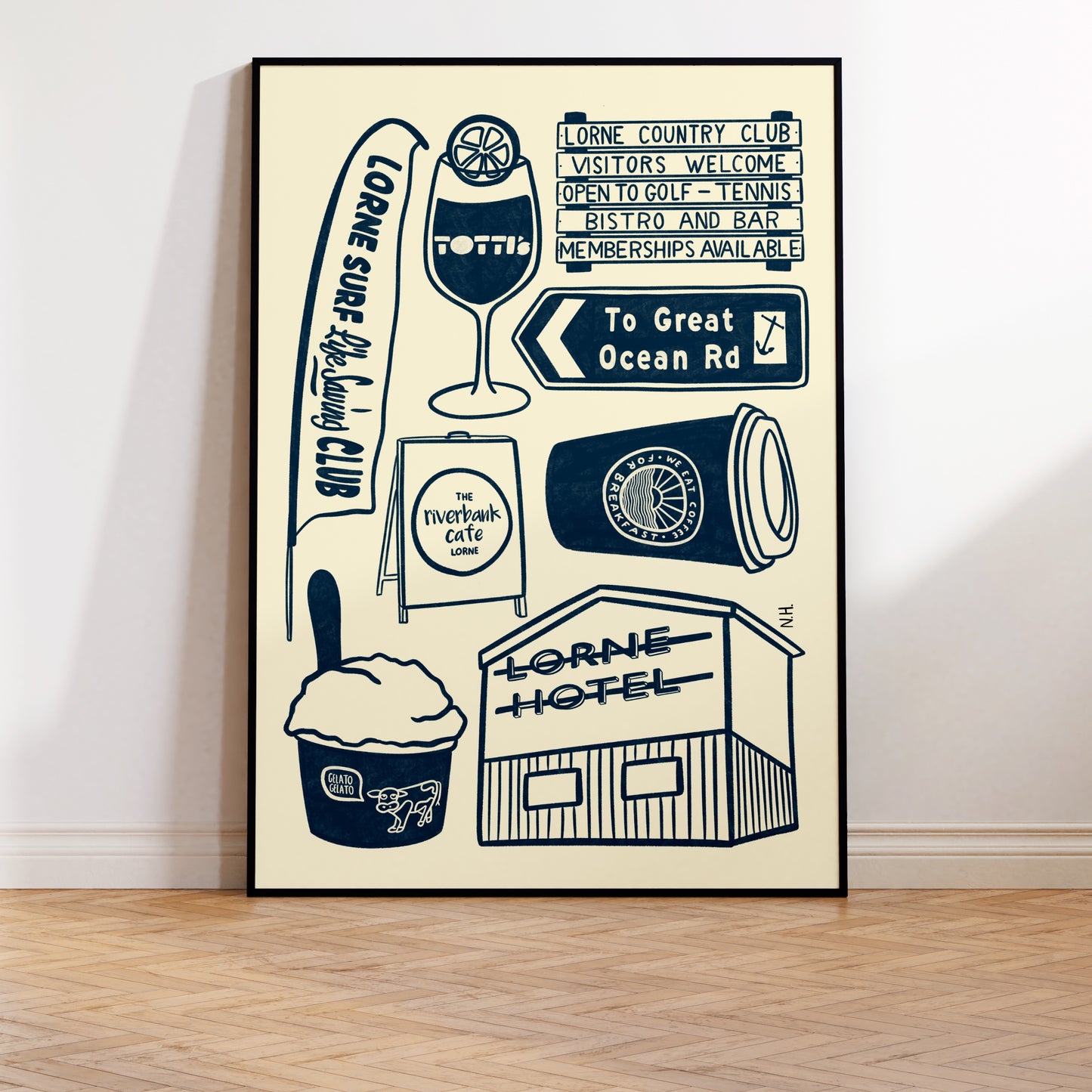 The Lorne Icons Print