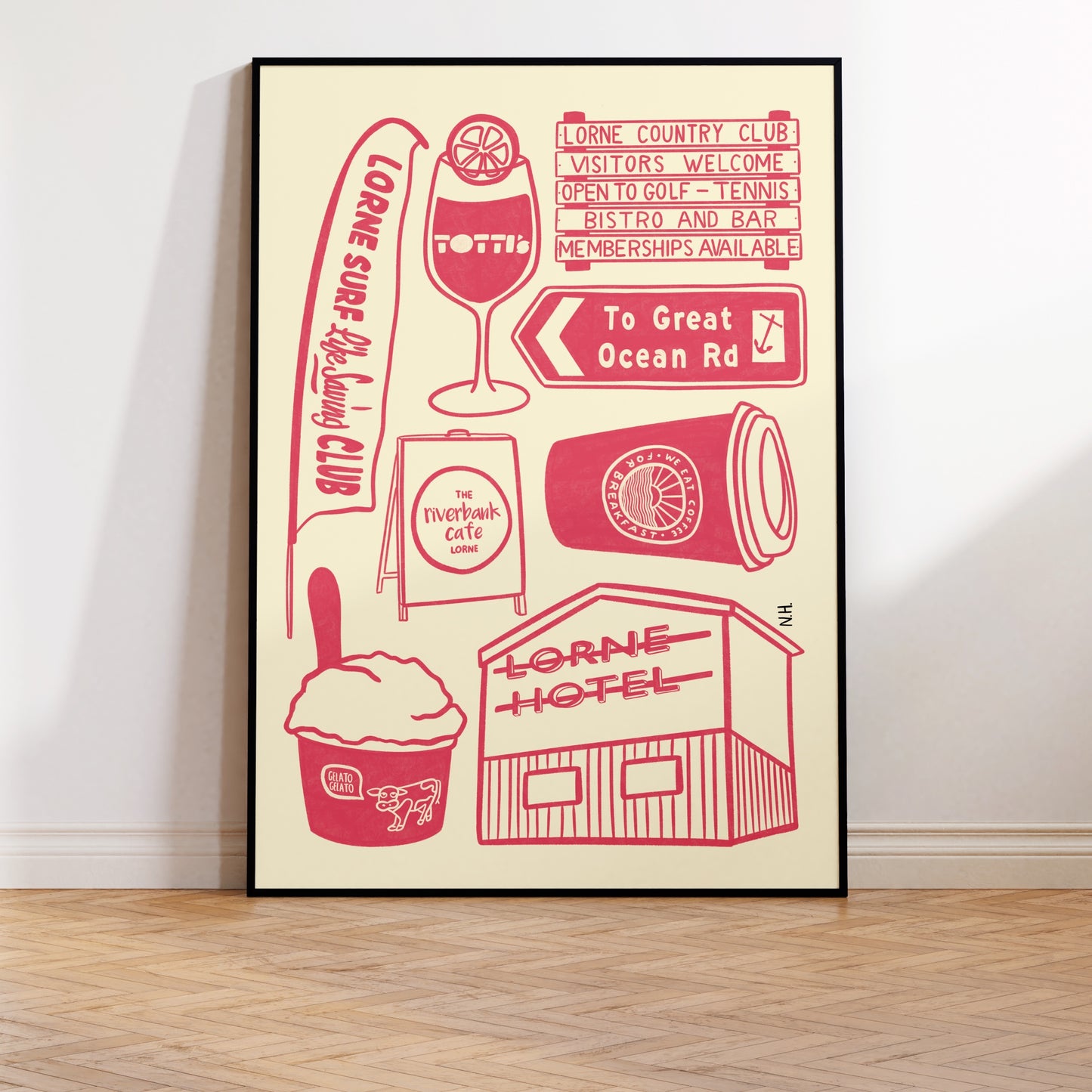 The Lorne Icons Print