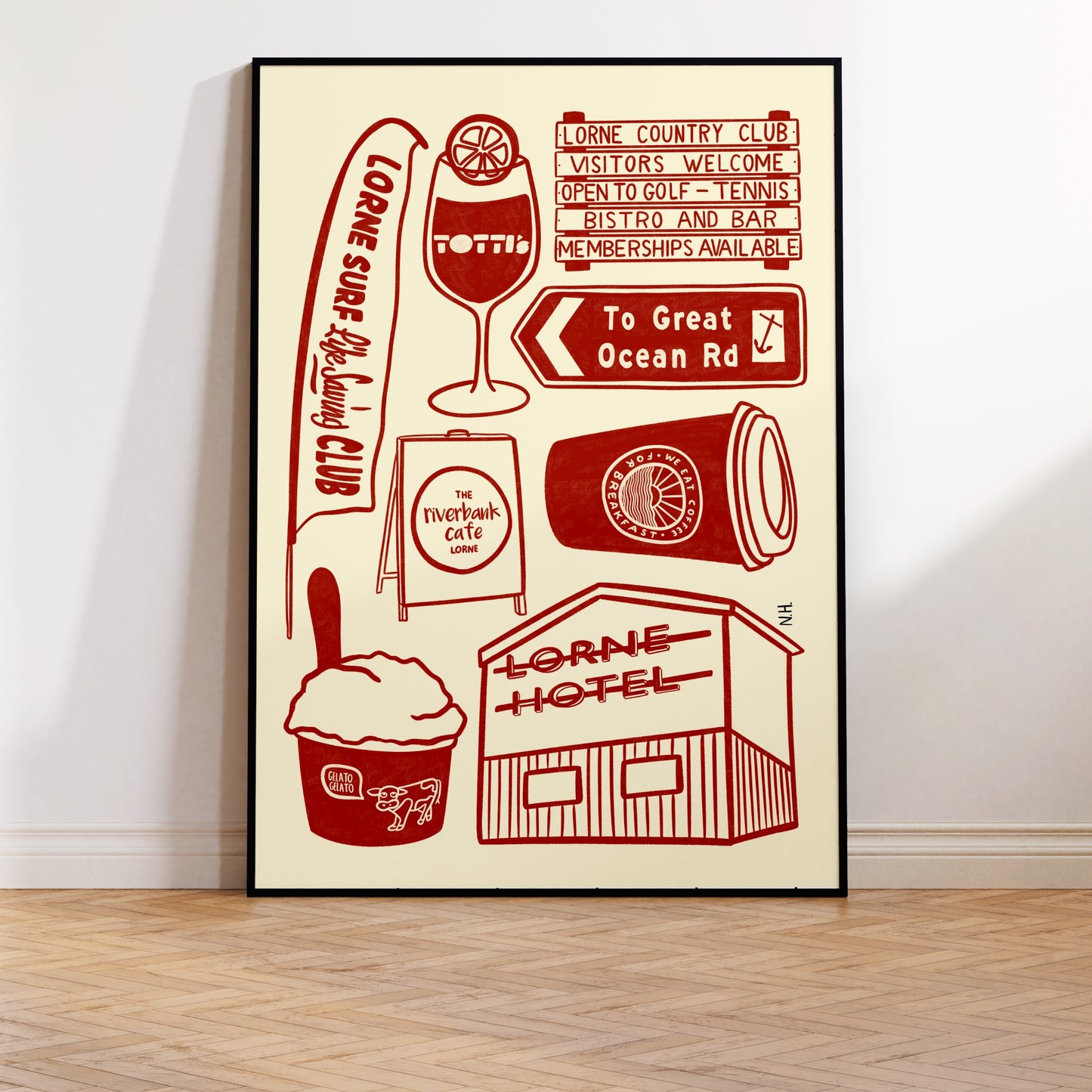 The Lorne Icons Print