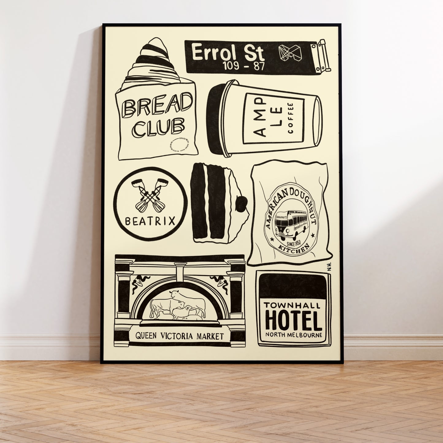 The North Melbourne Icons Print