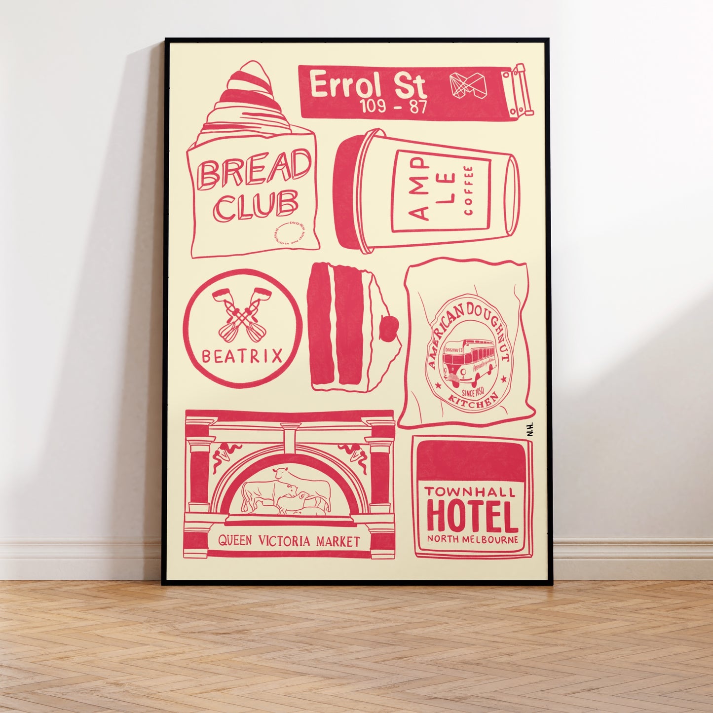 The North Melbourne Icons Print