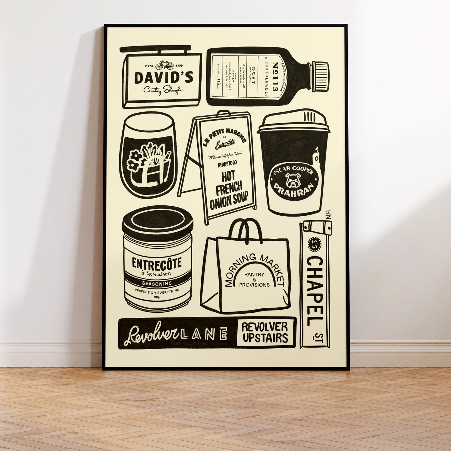 The Prahran Icons Print