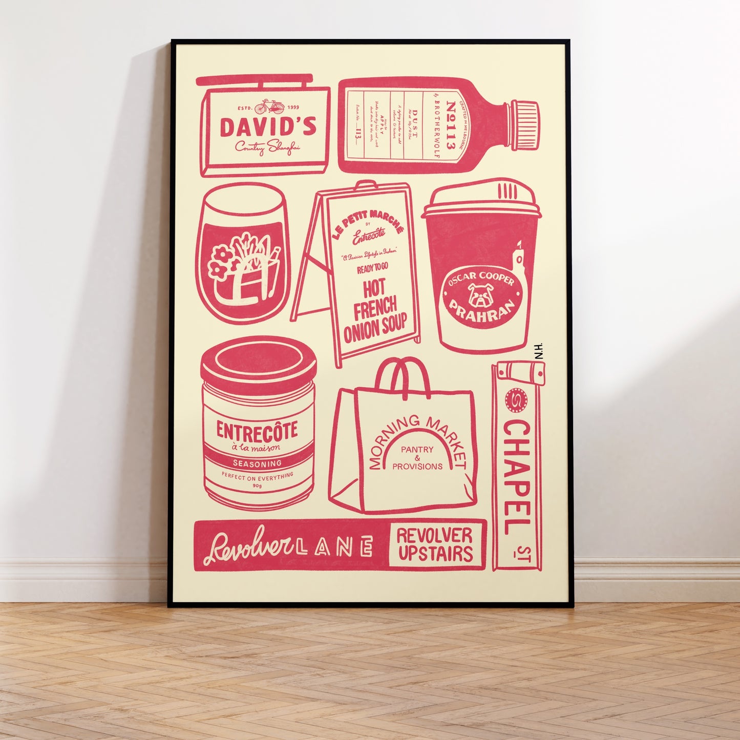 The Prahran Icons Print