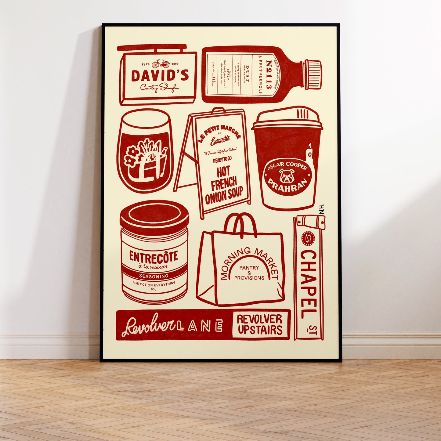 The Prahran Icons Print