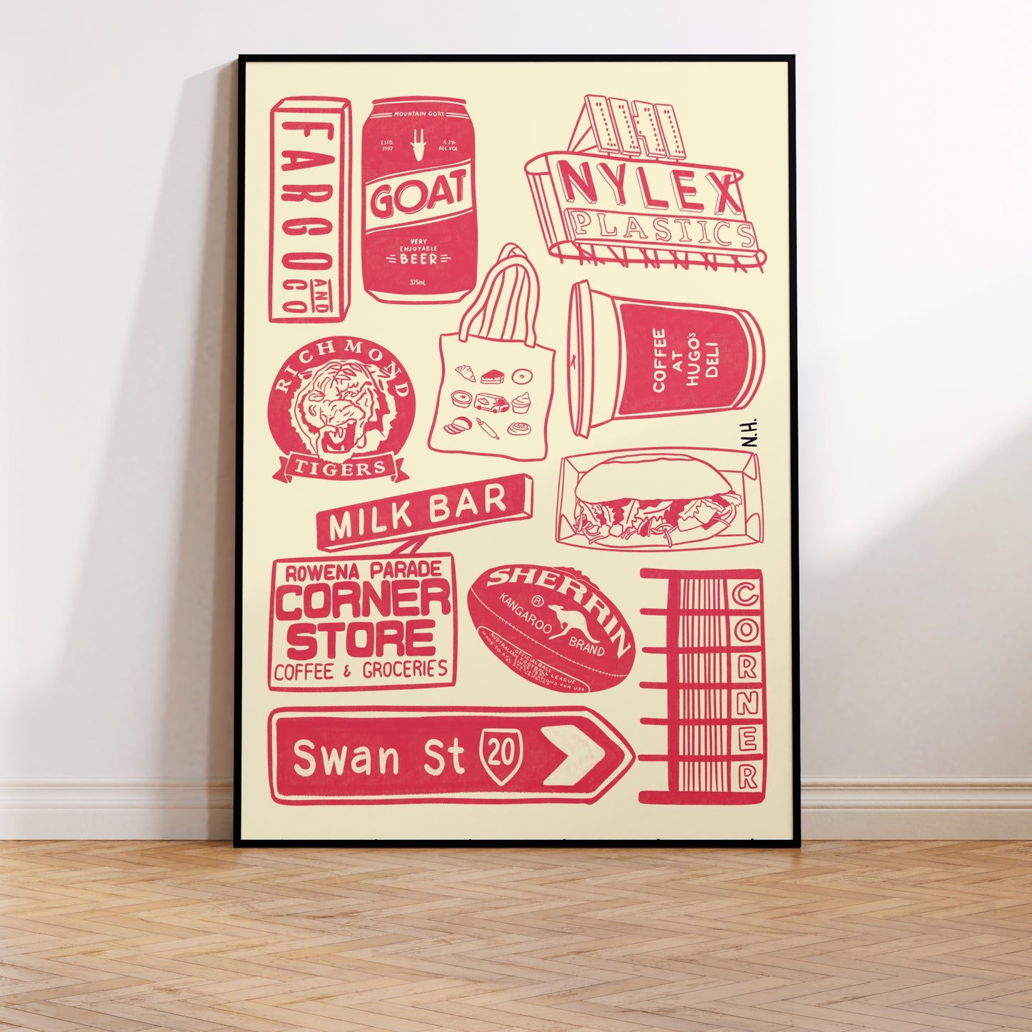 The Richmond Icons Print