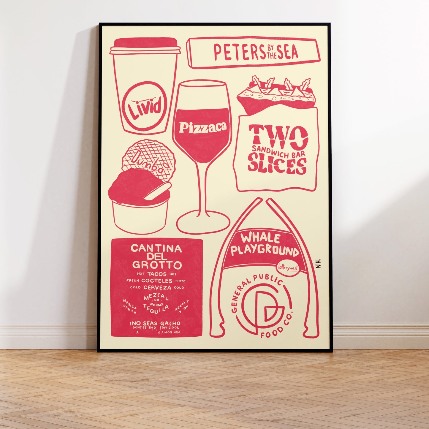 The Scarborough Icons Print