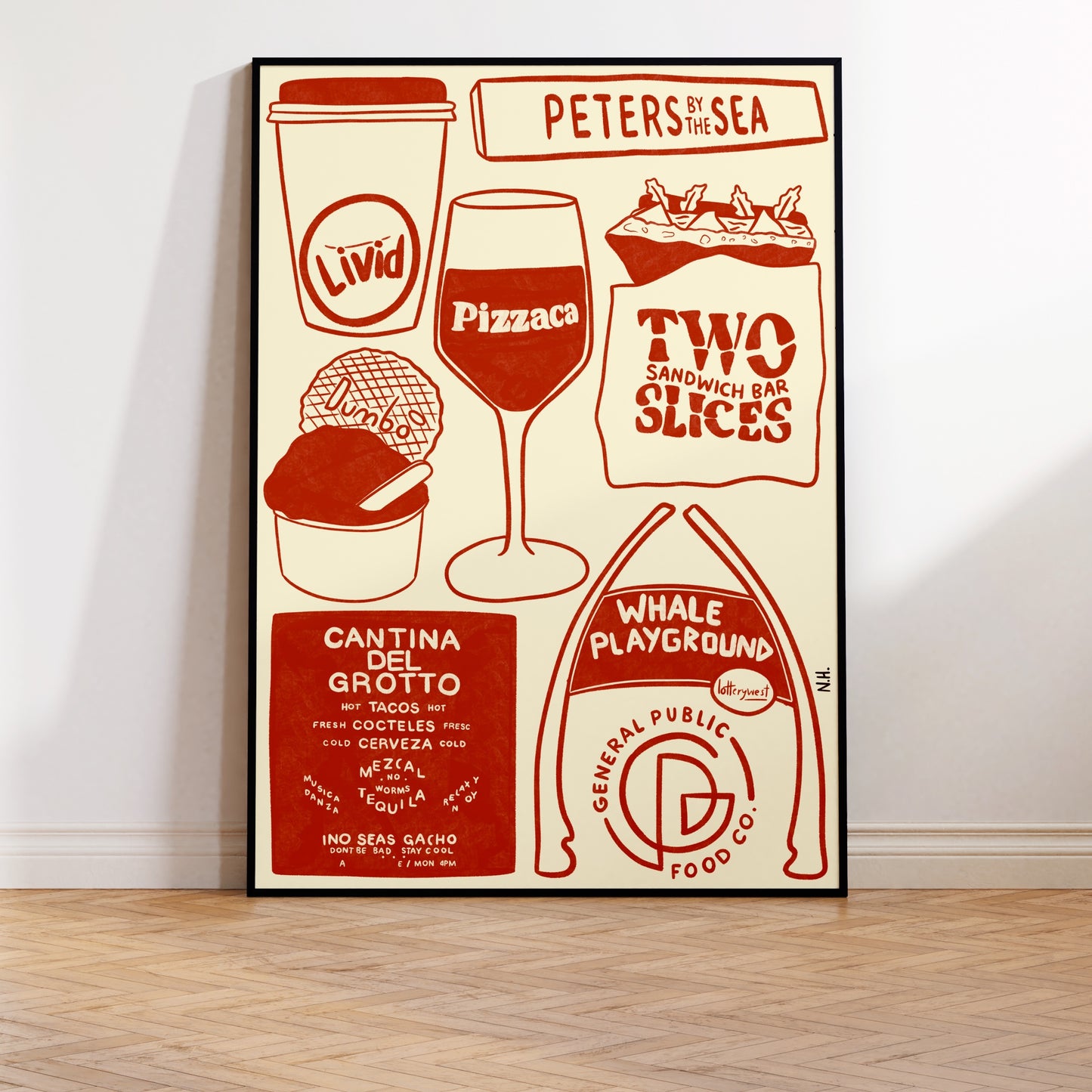 The Scarborough Icons Print