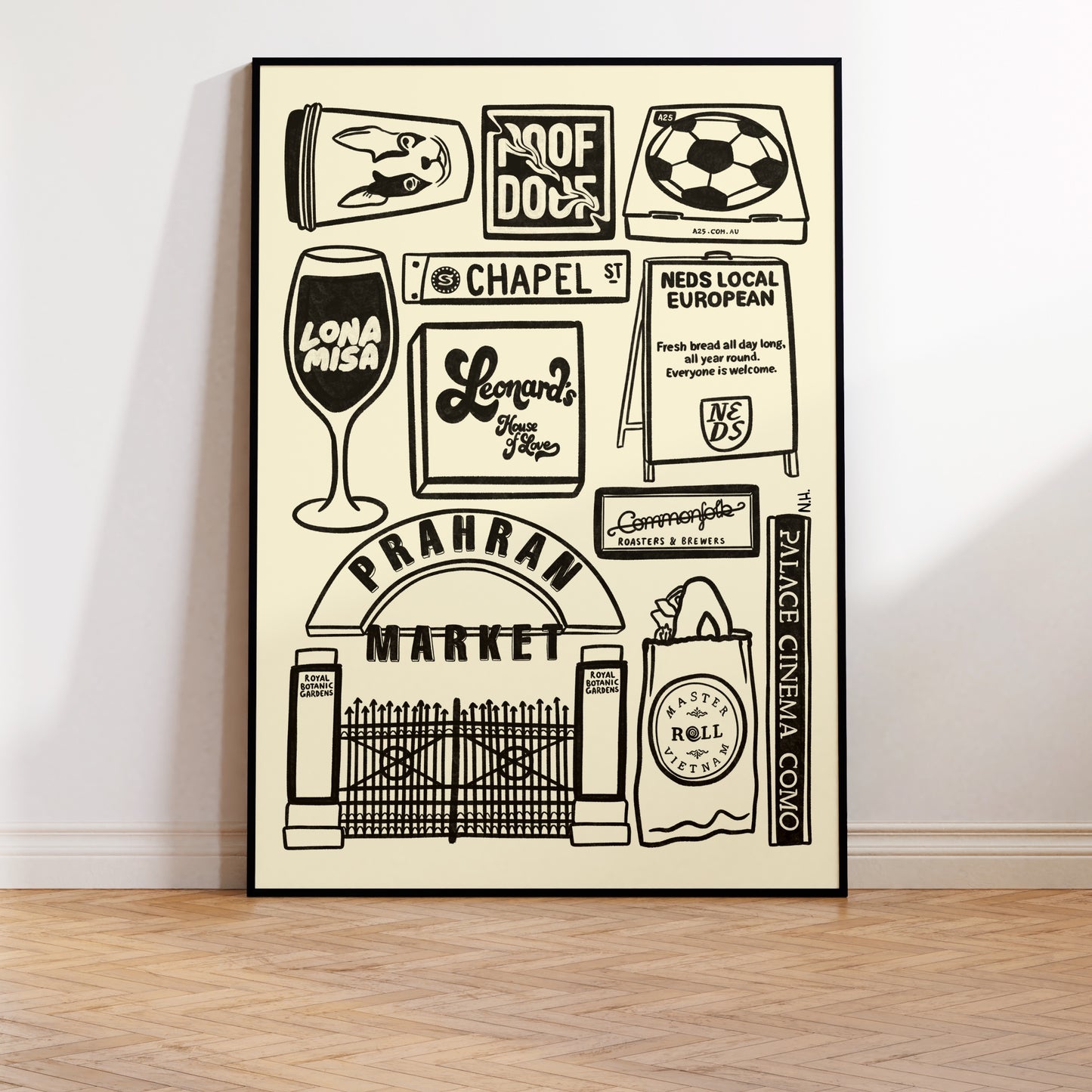 The South Yarra Icons Print