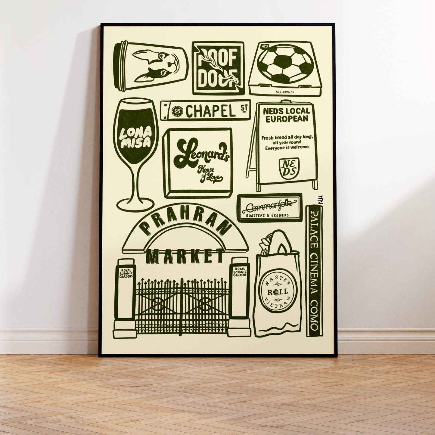 The South Yarra Icons Print