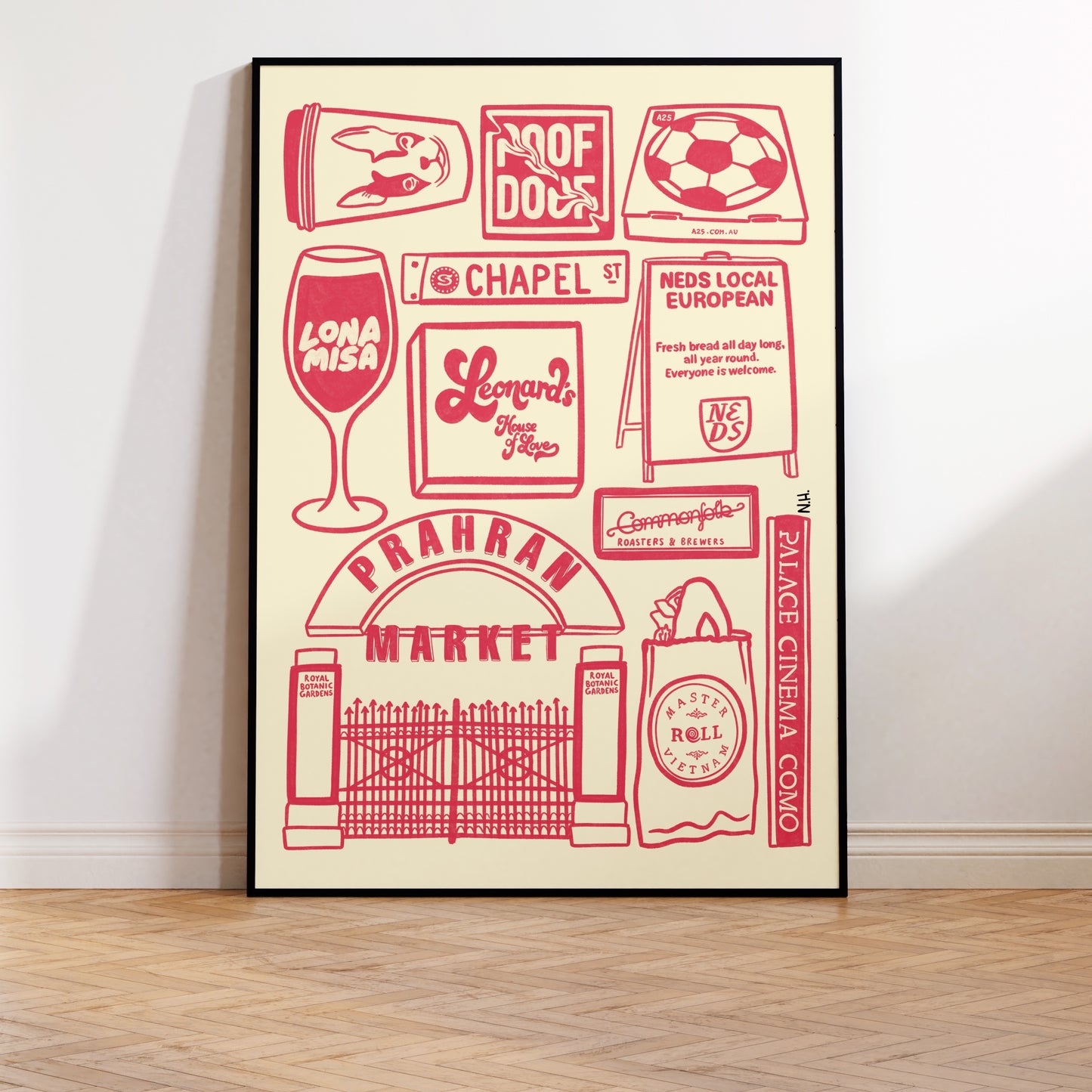 The South Yarra Icons Print