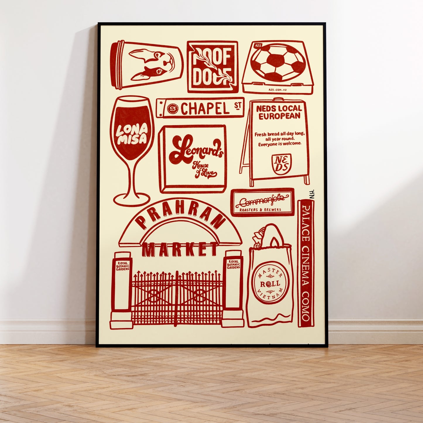 The South Yarra Icons Print