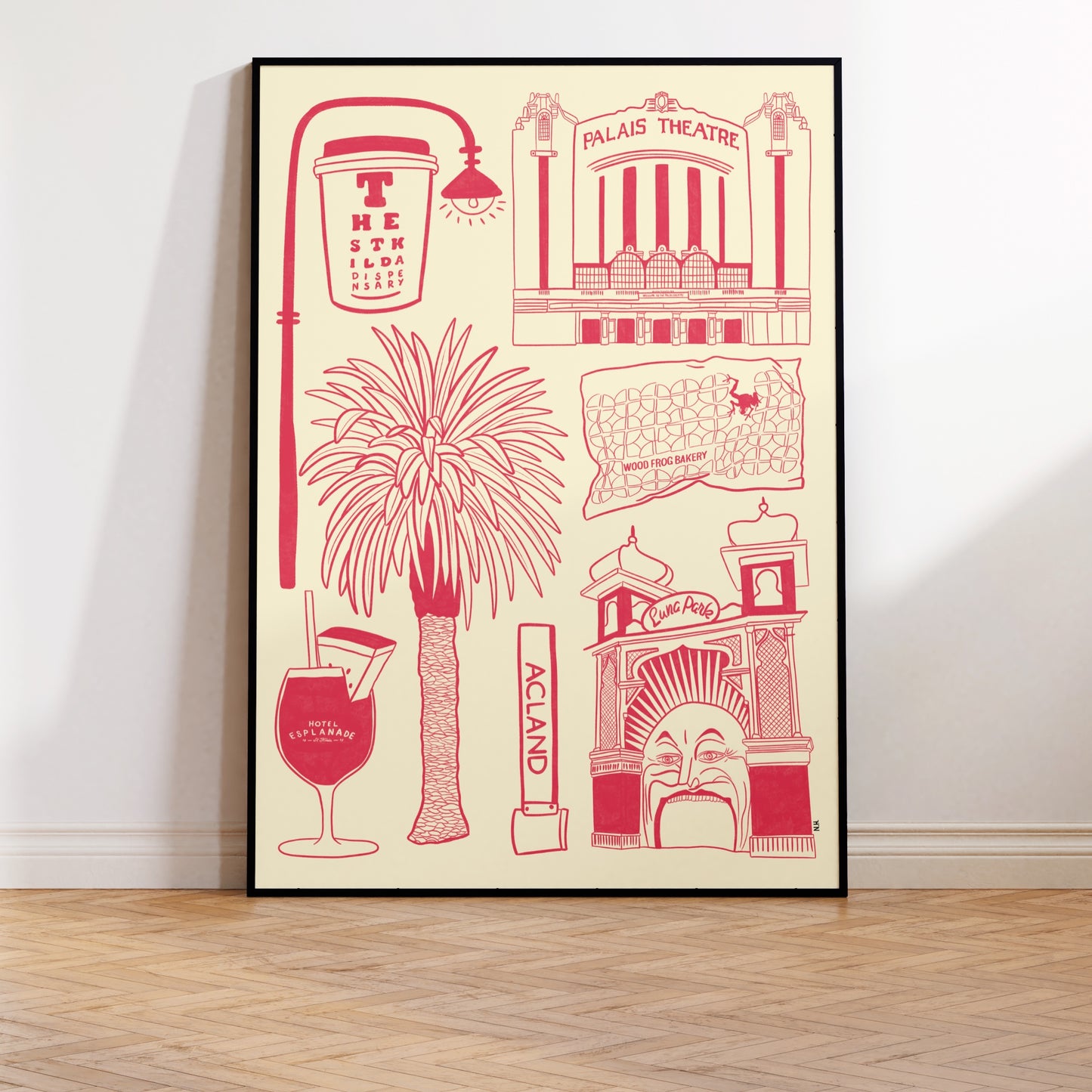 The St Kilda Icons Print