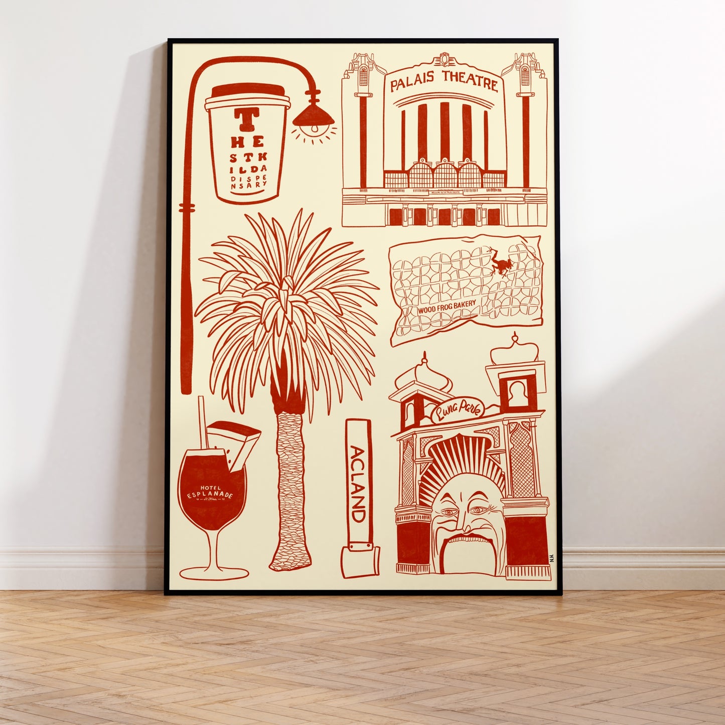 The St Kilda Icons Print
