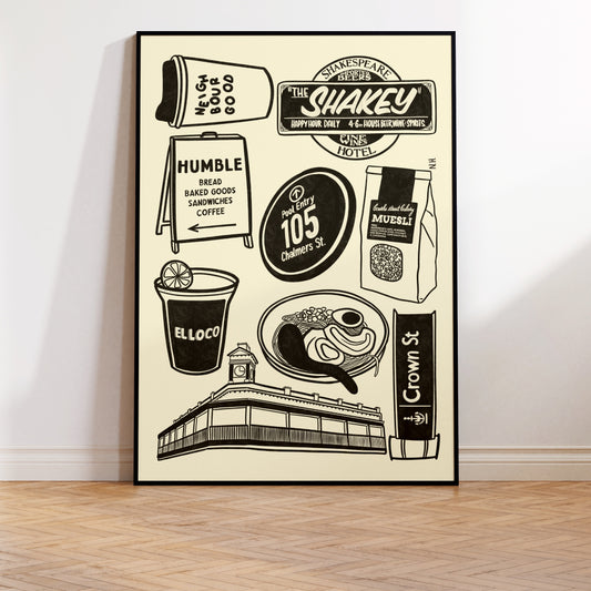 The Surry Hills Icons Print