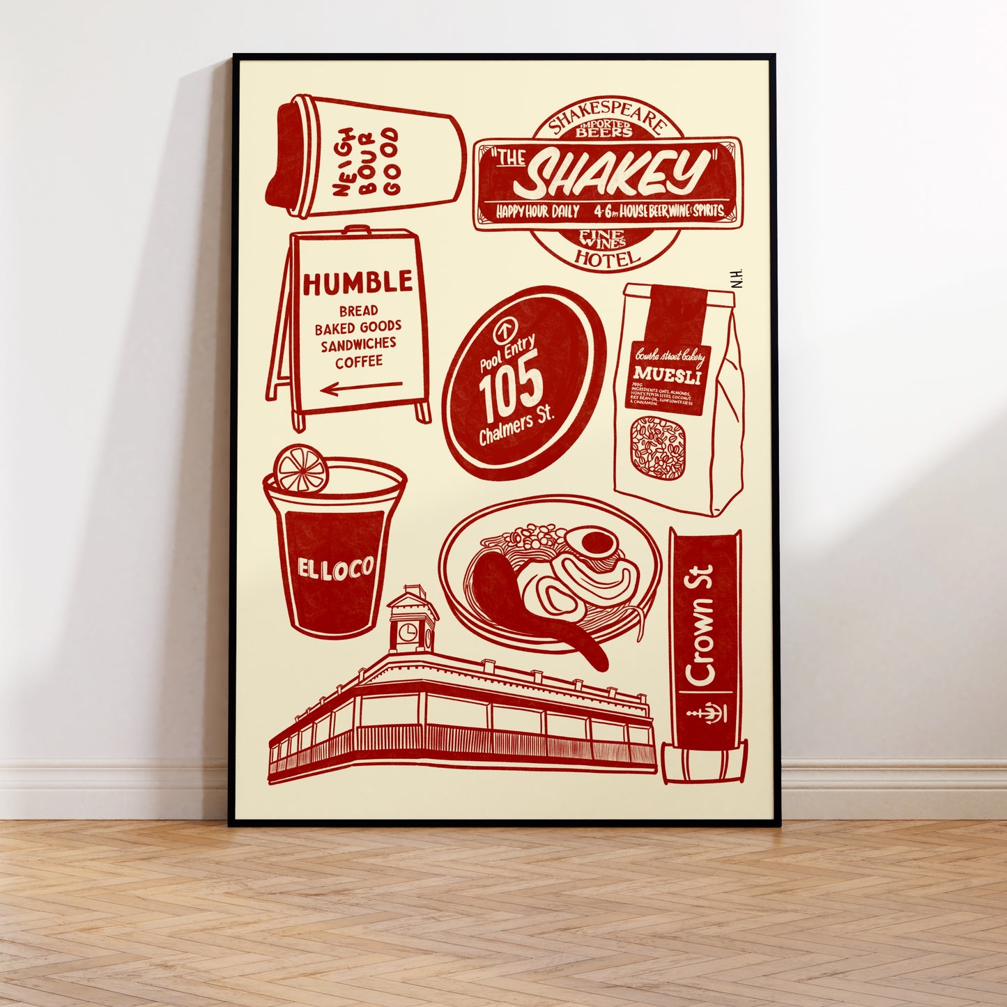 The Surry Hills Icons Print