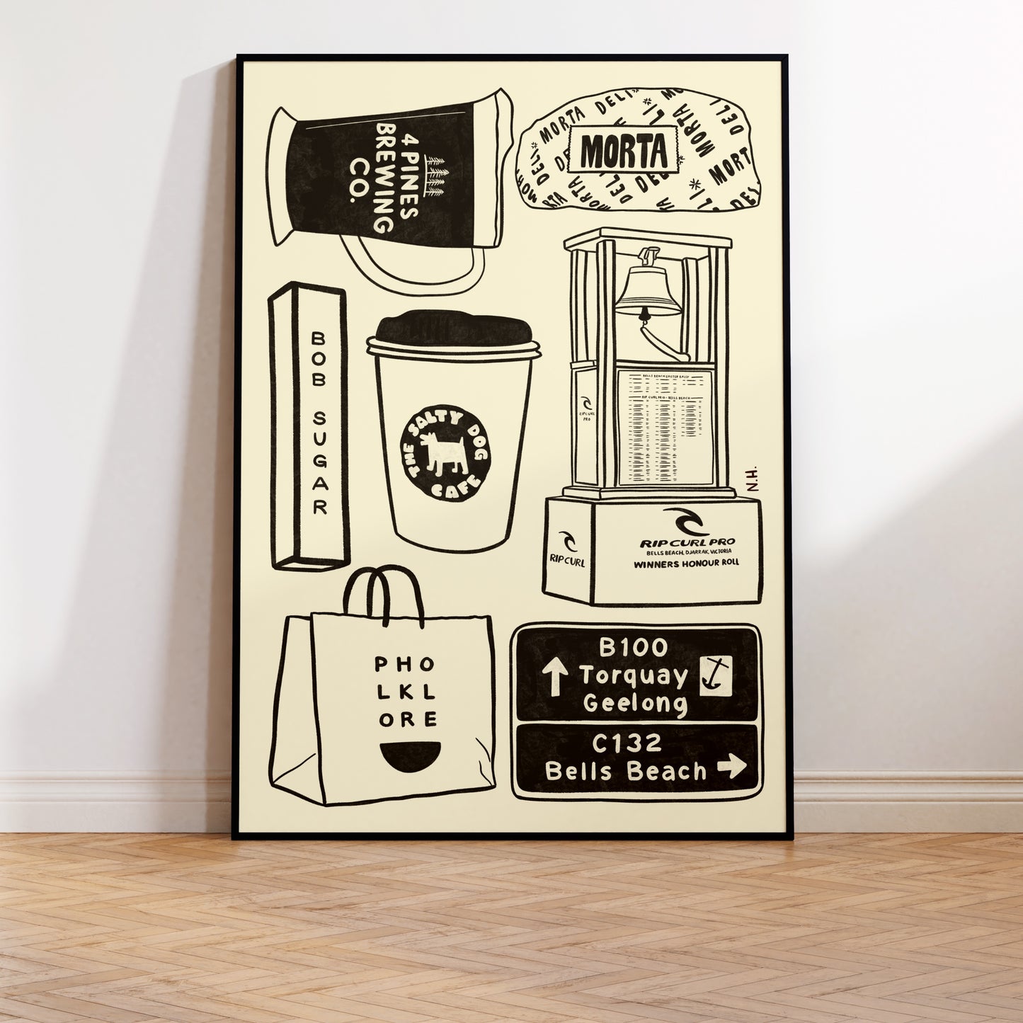 The Torquay Icons Print