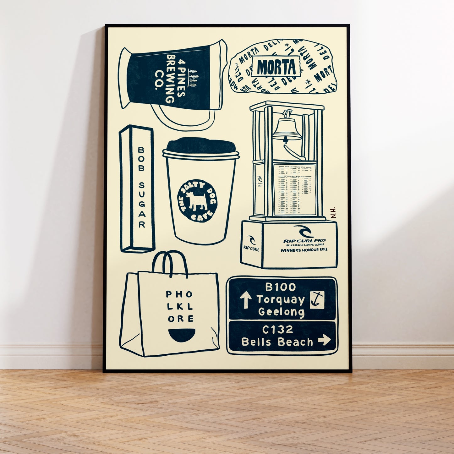 The Torquay Icons Print