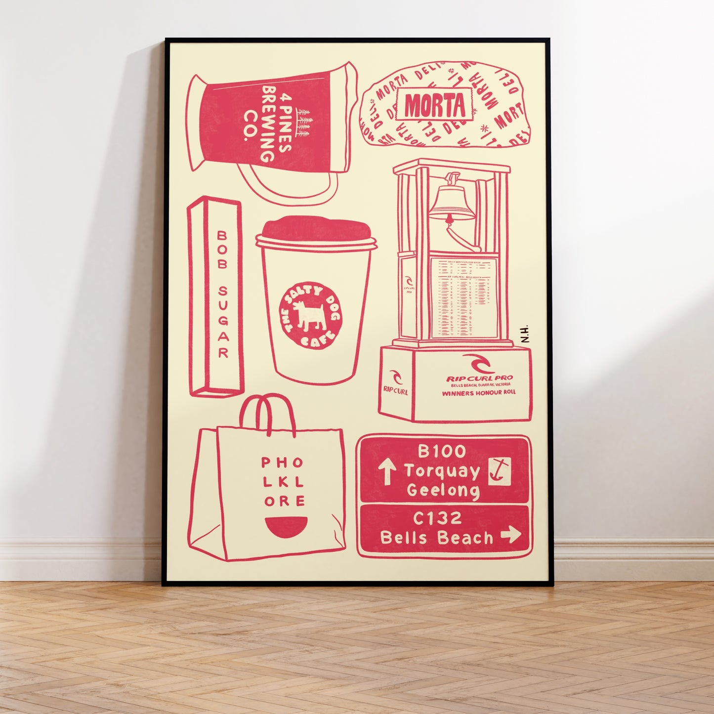 The Torquay Icons Print