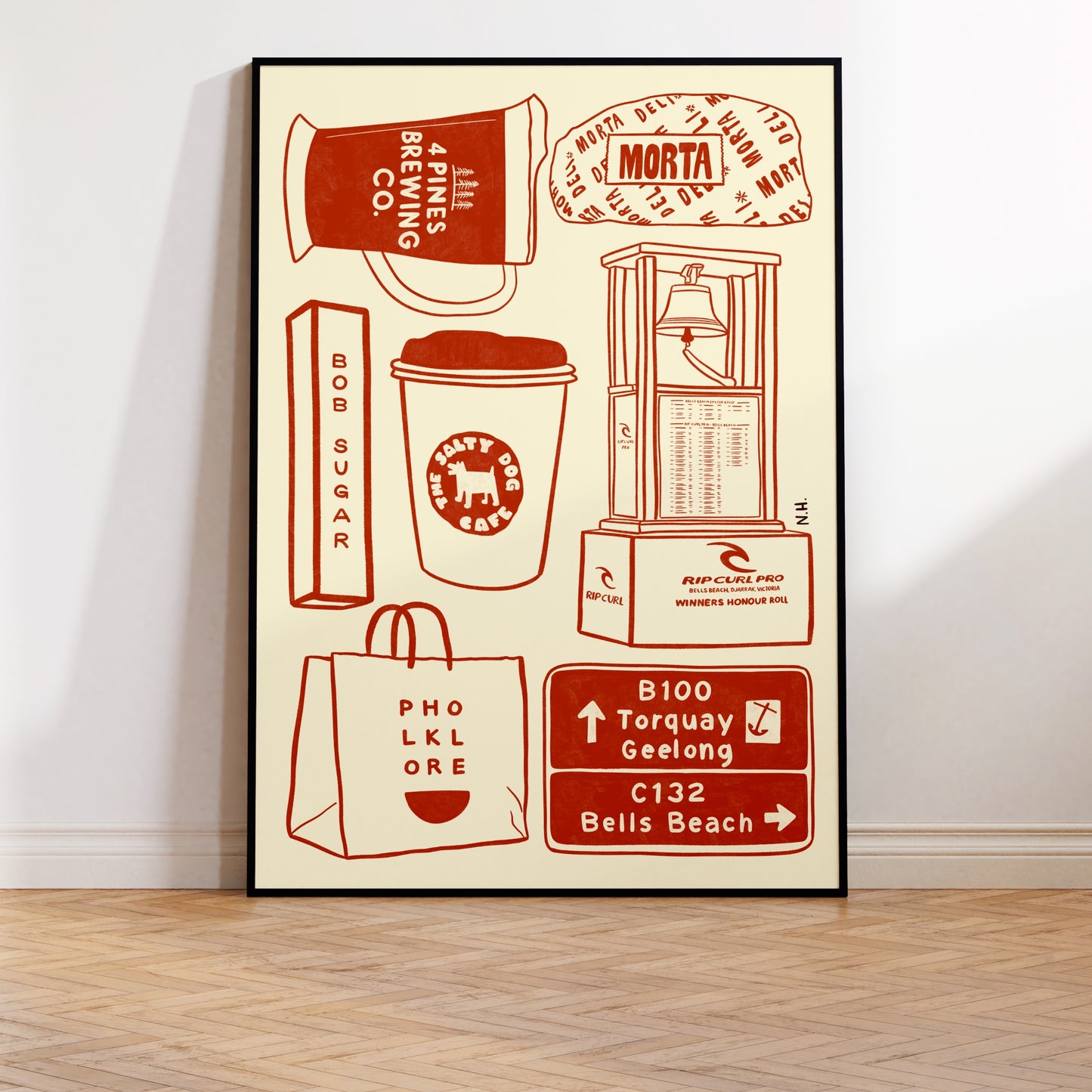 The Torquay Icons Print