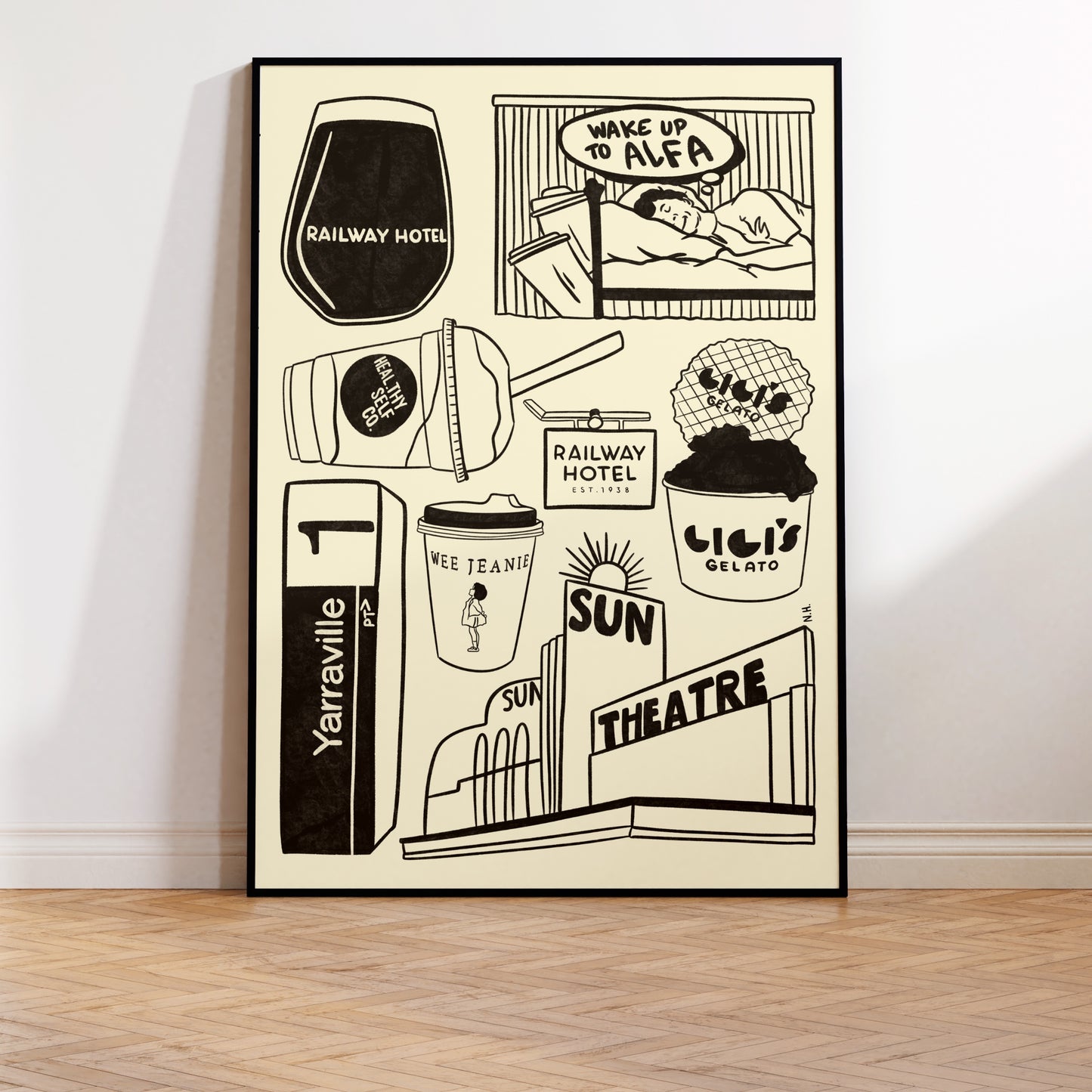The Yarraville Icons Print