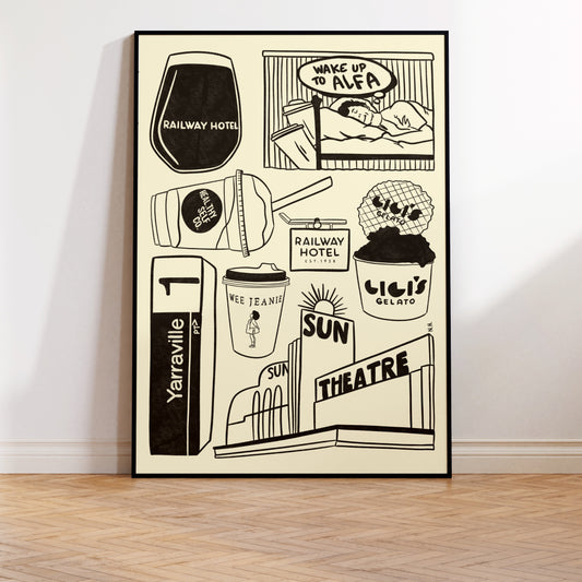 The Yarraville Icons Print