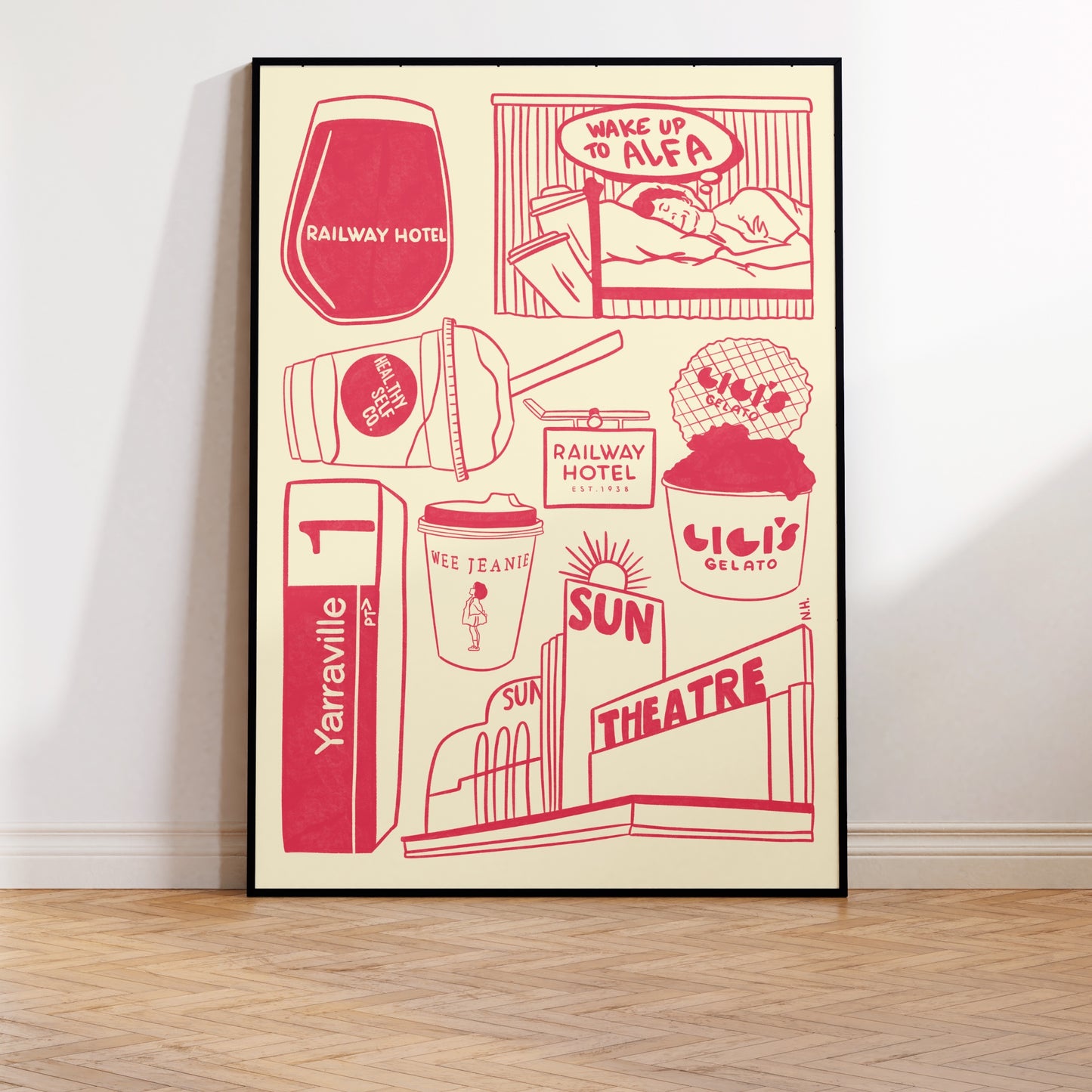 The Yarraville Icons Print