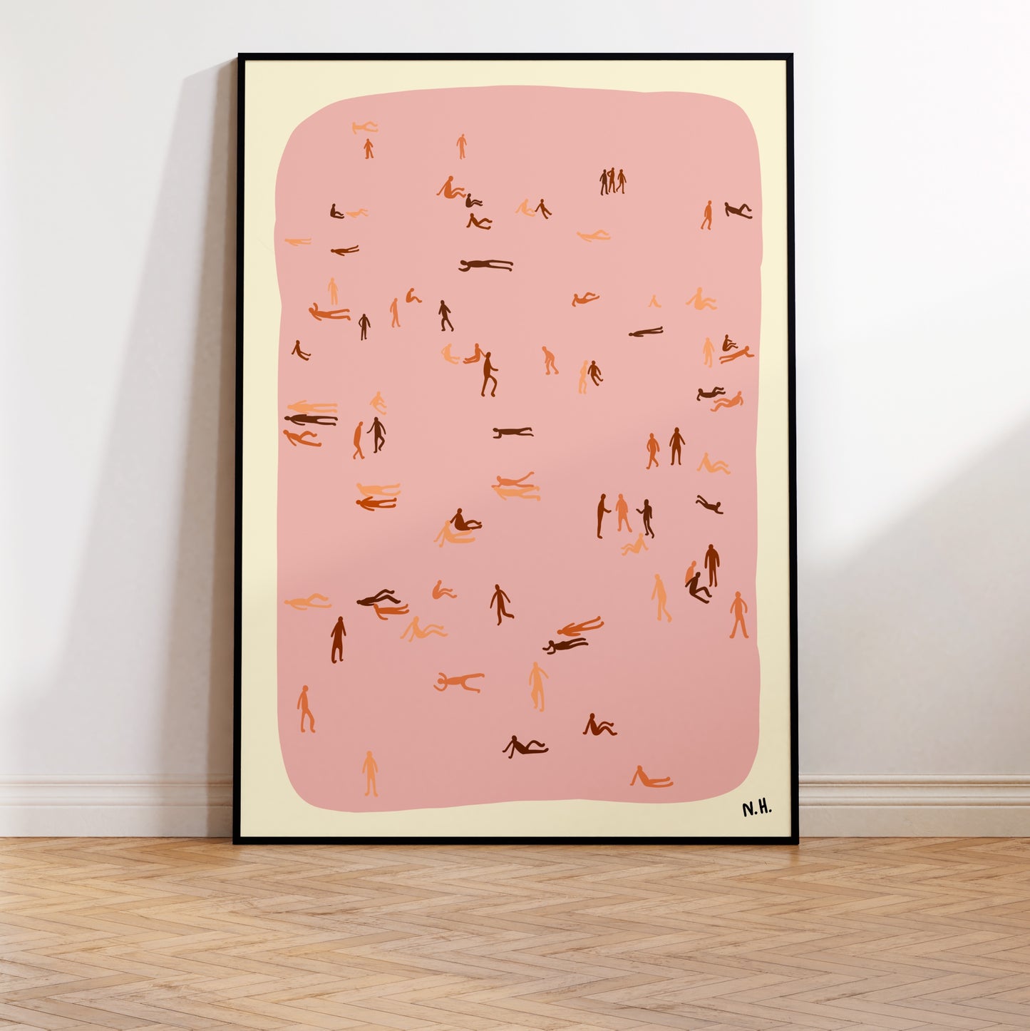 The Nude Beach Print