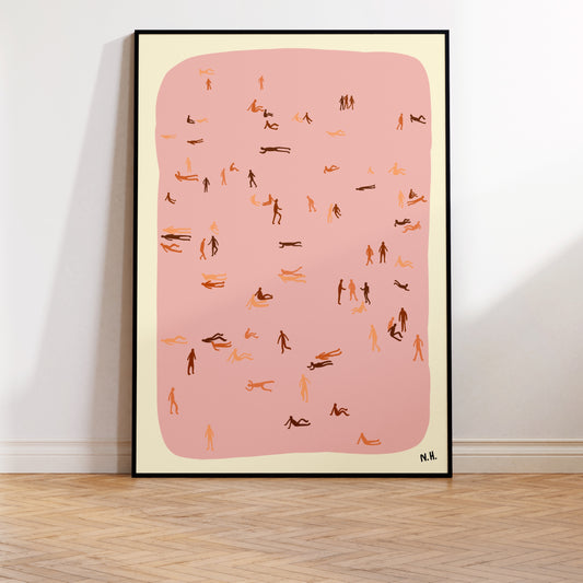 The Nude Beach Print