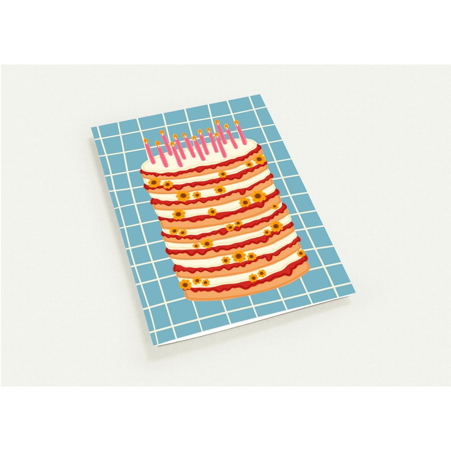 The Sponge Cake Birthday Card 10 pack