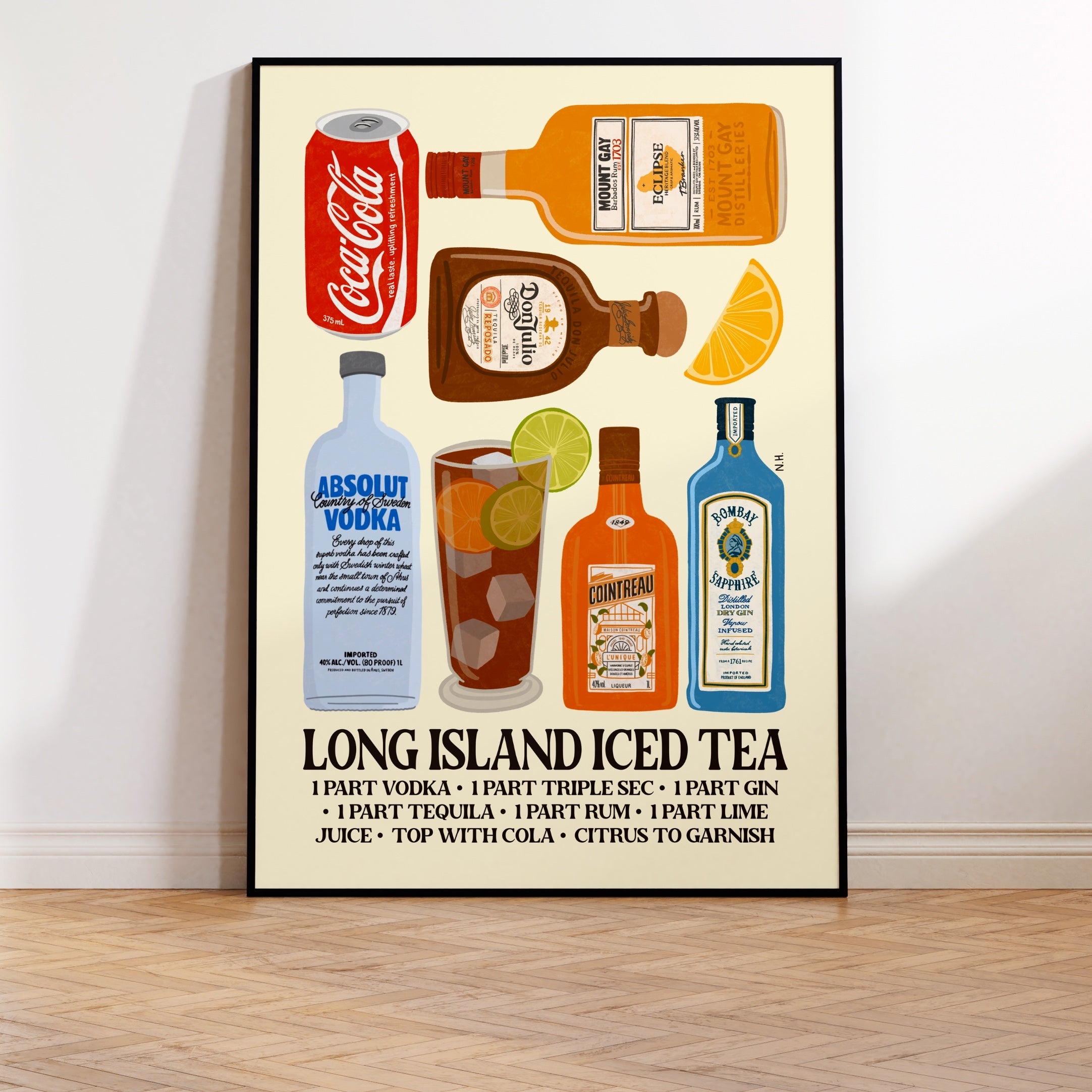 The Long Island Iced Tea Print – Nelly Fran Designs