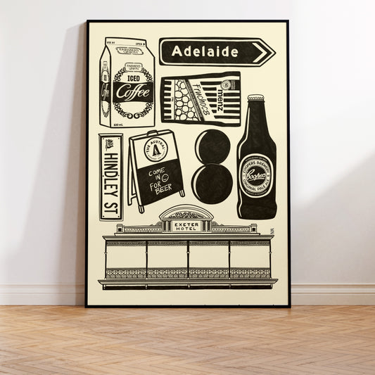 The Adelaide Icons Print