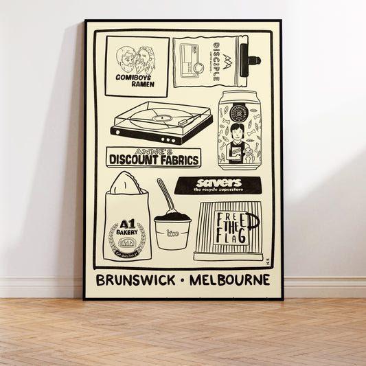 The Brunswick Icons Print (Subtitled)