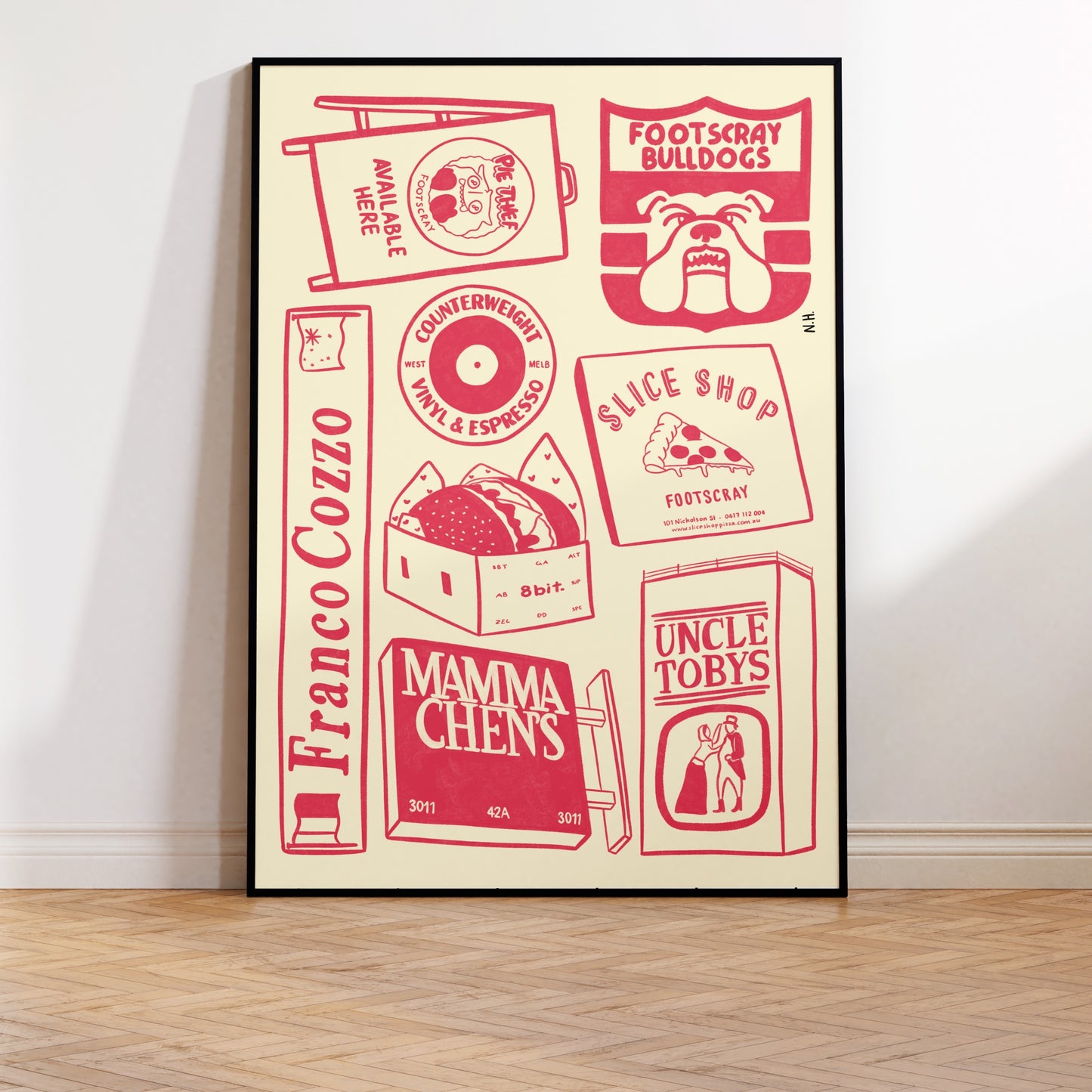 The Footscray Icons Print