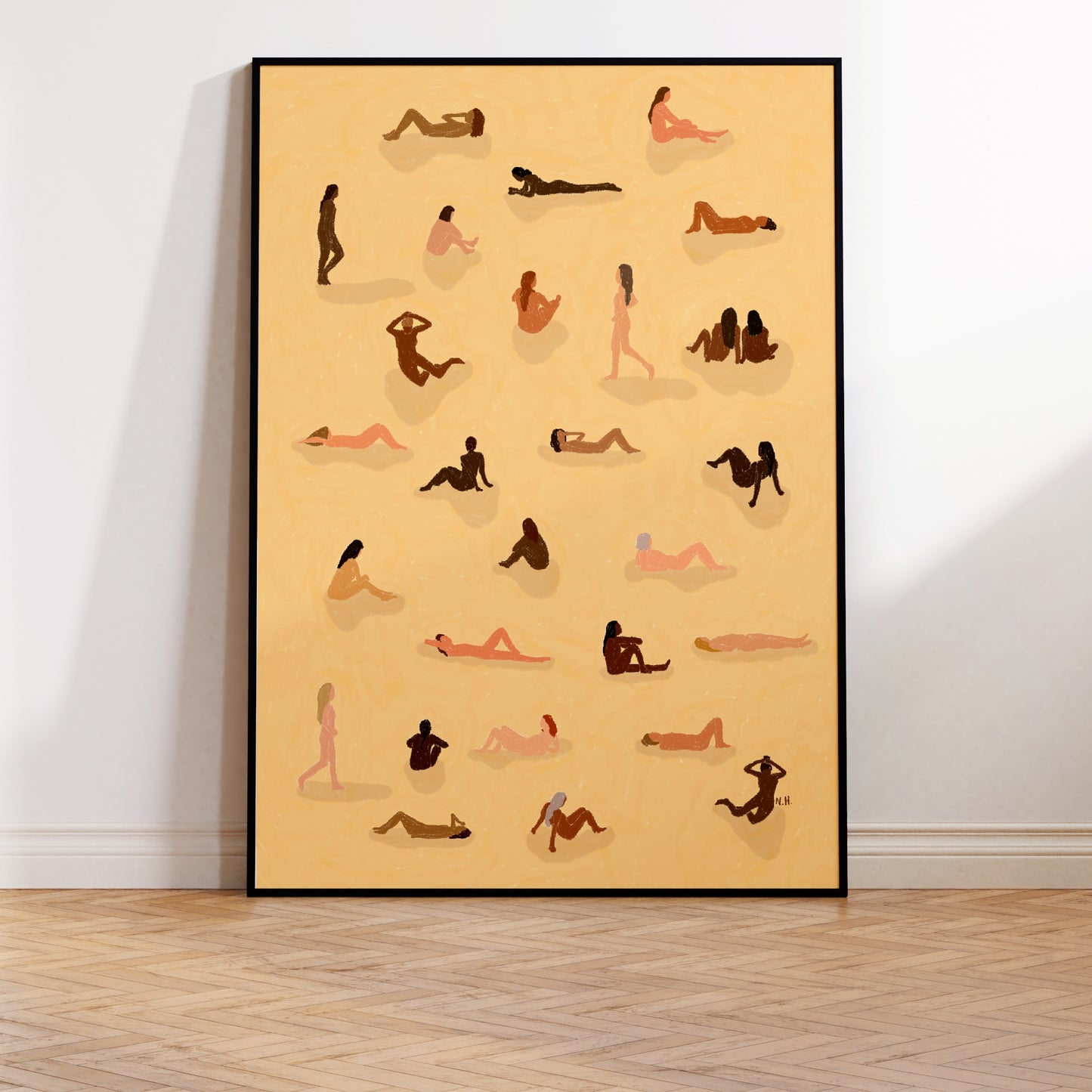 The Nude Beach Print