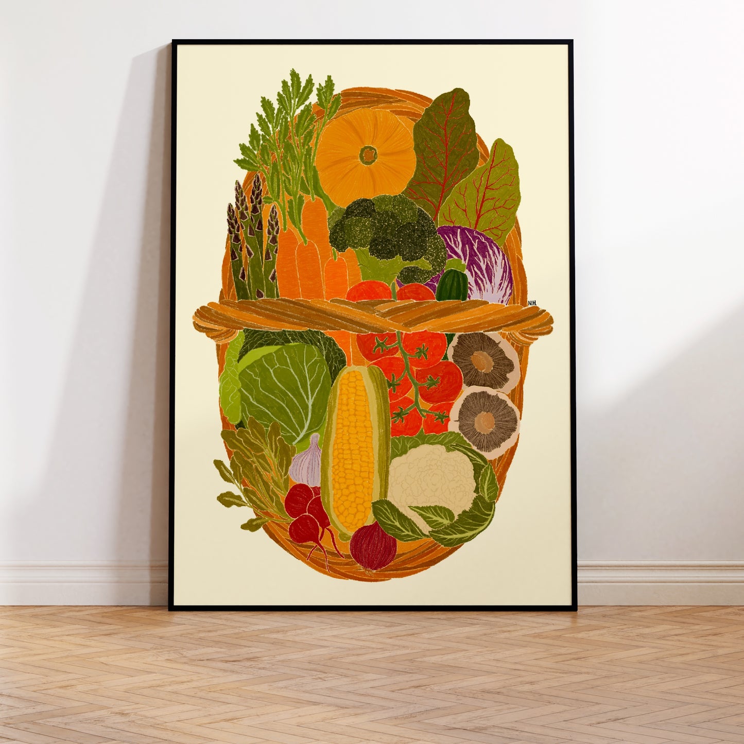 The Veggie Harvest Print